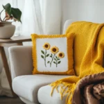 Three Friends Sunflower Hand Embroidery Pattern PDF - Image 3
