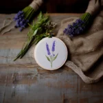 DIY Calming Lavender Flower Embroidery Pattern - Image 2