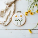 Mirror Daisies Digital Embroidery Design for Companionship - Image 2