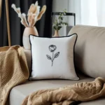 Minimalist Rose Hand Embroidery Pattern PDF for Beginners - Image 3