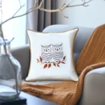 Two Owls on a Branch DIY Digital Embroidery Pattern - Image 3