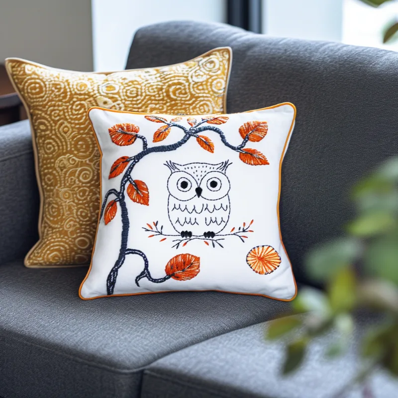 sofa with two decorative pillows, one gold and one white, both stylish and unique sofa with two decorative pillows, one gold and one white, both stylish and unique