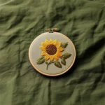 Golden Sunshine Sunflower Digital Embroidery Pattern - Image 2