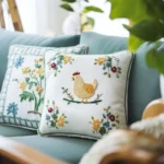 Charming Chicken on a Vine DIY Embroidery Pattern PDF - Image 3