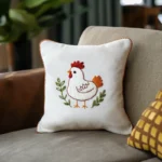 DIY Farmyard Friend Chicken Embroidery Pattern - Image 4