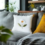 Modern Daisy Floral Embroidery Pattern for Beginners - Image 3