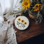 Three Friends Sunflower Hand Embroidery Pattern PDF - Image 2