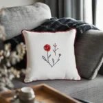 Simple Bloom Modern Line Art Embroidery Digital Pattern - Image 3