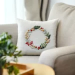 DIY Holiday Wreath Embroidery PDF Instant Download - Image 3