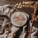 Dreamy Ginkgo Mushroom Digital Embroidery Pattern PDF - Image 2