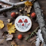 Classic Red Toadstool Printable Embroidery Design - Image 2