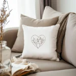 Minimalist Line Art Heart Digital Embroidery Pattern PDF - Image 3