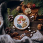 Cozy Coral Mushroom Digital Embroidery Pattern PDF - Image 2