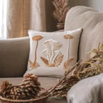 Minimalist Cream Woodland Fungi Digital Embroidery Pattern PDF - Image 3