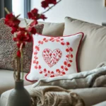 Red Dotted Heart Floral Digital Embroidery Pattern PDF - Image 4
