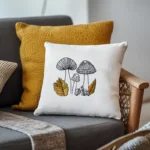 Vintage Botanical Mushroom Digital Embroidery Pattern PDF - Image 3