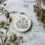 Woodland Mushroom Family Digital Embroidery Pattern PDF - Image 2